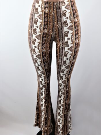 Brown Santana Palazzo Pants