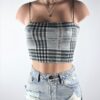 Ruthie Plaid Crop Top