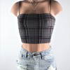 Anaya Plaid Crop Top