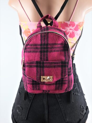 Pink Plaid Backpack Pink Plaid Backpack