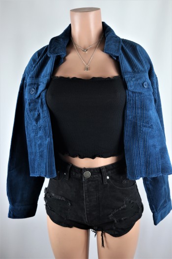 Corduroy Crop Jacket