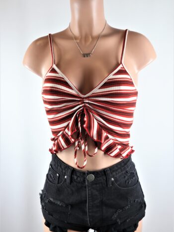 Leslie Stripe Crop Top Leslie Stripe Crop Top