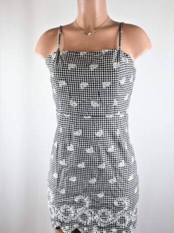 Floral Checkered Dress Floral Checkered Dress