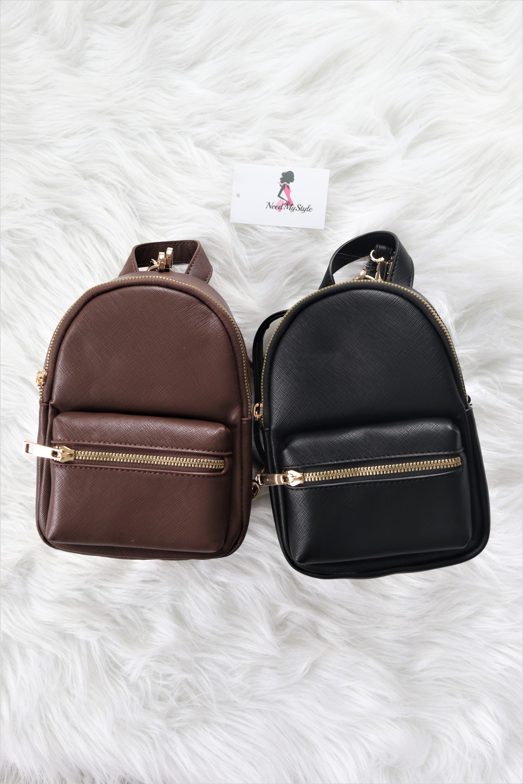 Faux Leather Backpack - NeedMyStyle