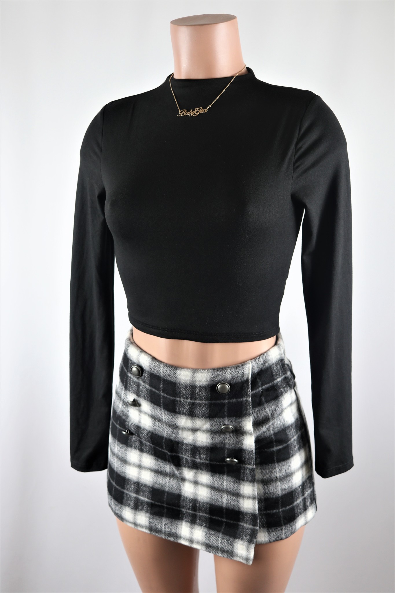 Katie Plaid Double Breasted Skort - NeedMyStyle