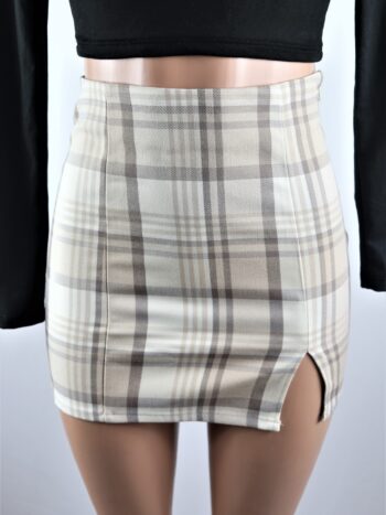Amelie Plaid Mini Skirt Amelie Plaid Mini Skirt