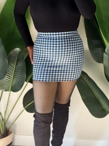 Agatha Plaid Mini Skirt