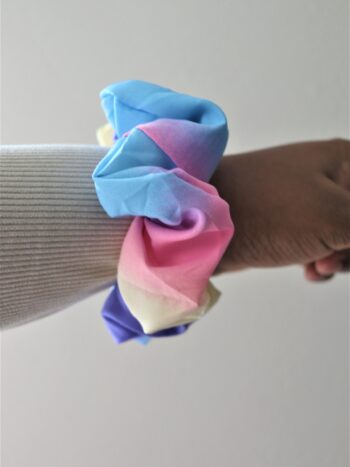 Rainbow Scrunchie Rainbow Scrunchie