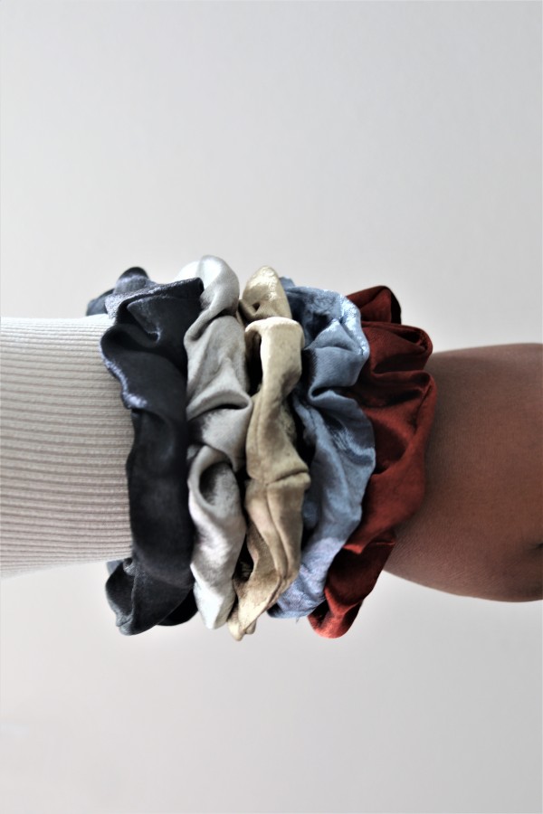 Satin 5pk Scrunchie