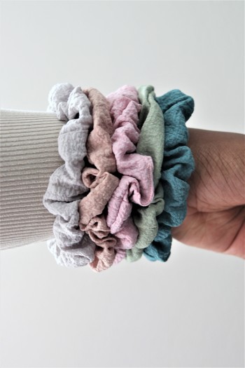 Crinkle 5pk Scrunchie