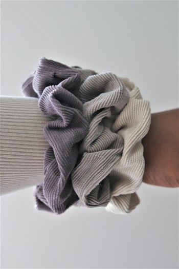 Corduroy 3pk Scrunchie