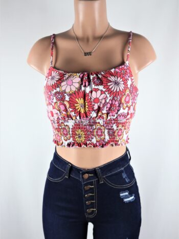 Pink Smocked Tank Pink Smocked Tank