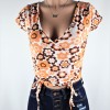 Daisy Ruche Tee