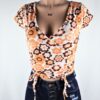 Daisy Ruche Tee