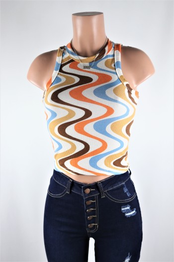 Wavy Racerback Tank