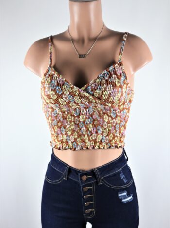 Brown Smocked Tank Brown Smocked Tank