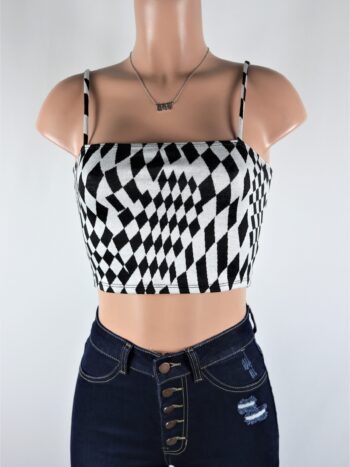Illusion Crop Top Illusion Crop Top