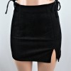 Corduroy Slit Skirt