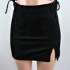 Corduroy Slit Skirt