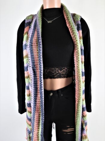 Multi Knit tassel Cardigan Multi Knit tassel Cardigan