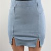 Double Slit Mini Skirt