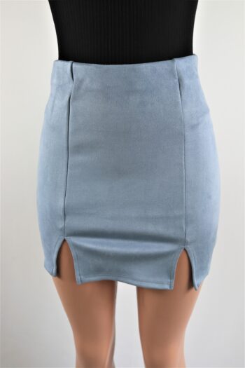 Double Slit Mini Skirt