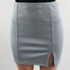 Side Slit Mini Skirt