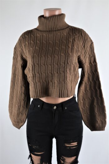 Turtleneck Crop Sweater