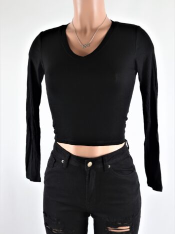 V Neck Crop Top V Neck Crop Top