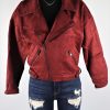 Suede Zip Up Jacket