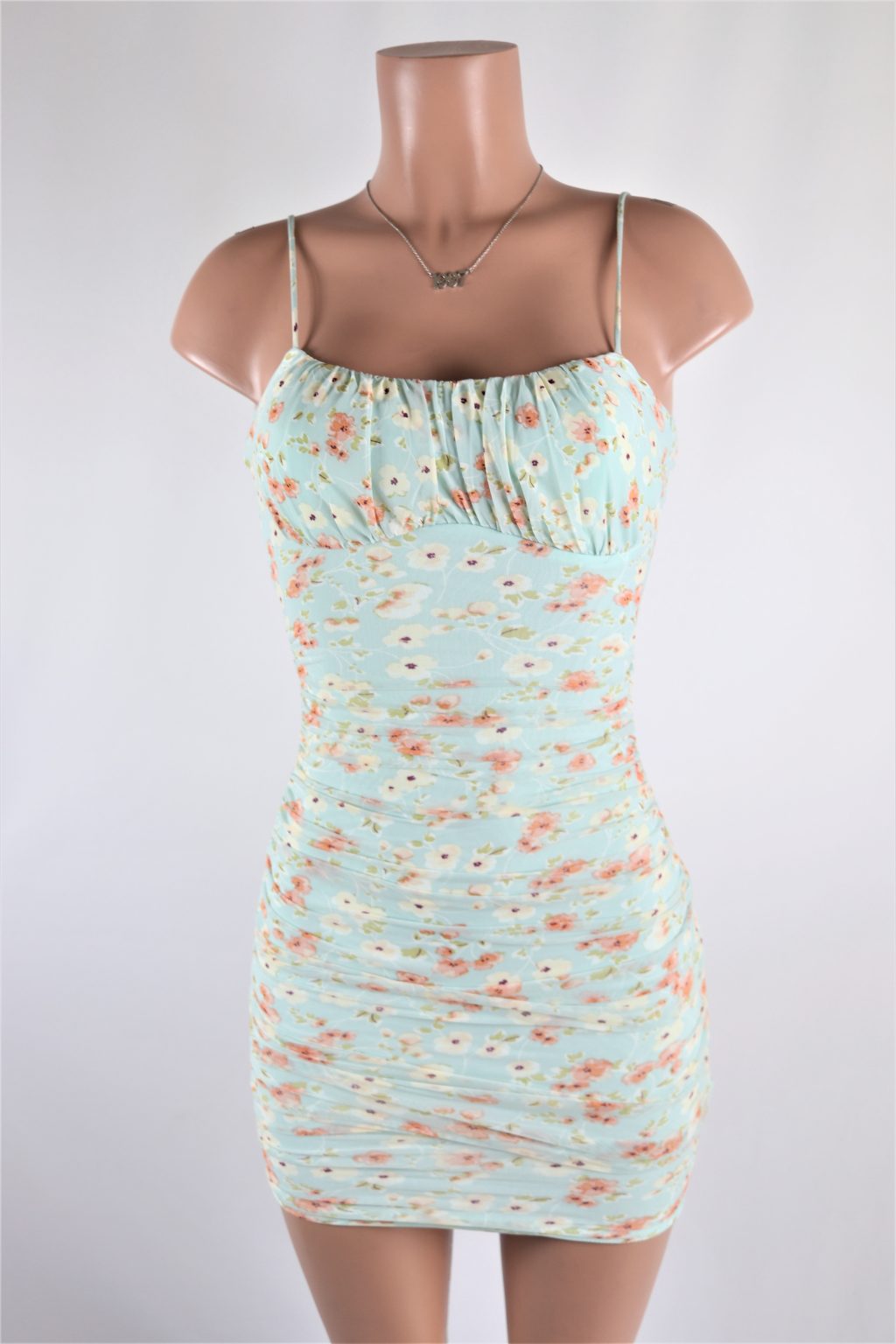 Ciara Pearl Mini Dress (Mint)