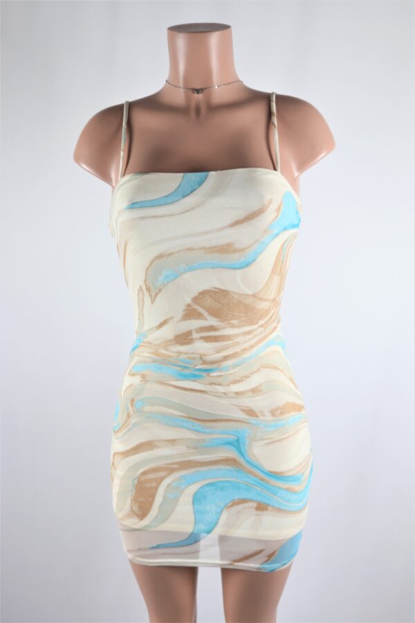Marble Mesh Dress
