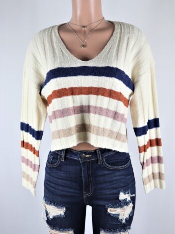 Peggy Stripe Crop Sweater Peggy Stripe Crop Sweater