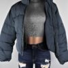 Zip Up Bomber Jacket