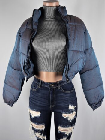 Galaxy Blue Puffer Jacket Galaxy Blue Puffer Jacket