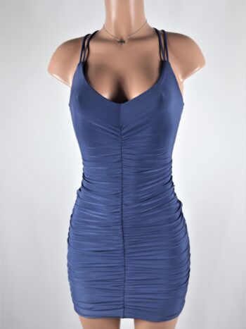 Ruche Alluring Mini Dress