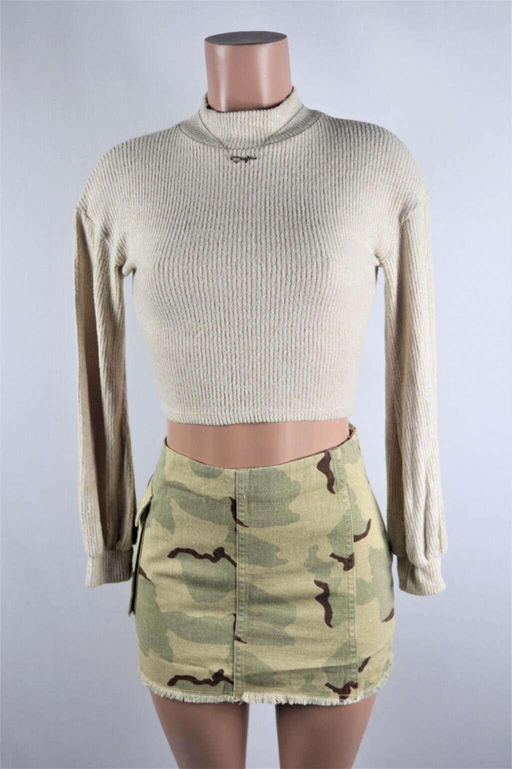 Camouflage Cargo Skirt
