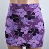 Purple Floral Mini Skirt