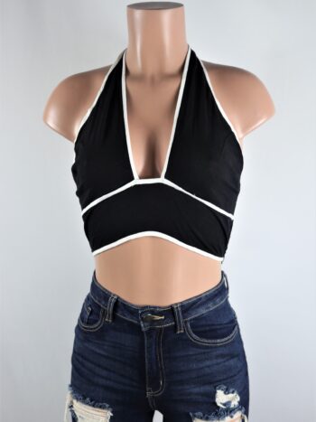Halter Smocked Crop Top Halter Smocked Crop Top