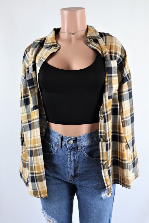 Plaid Flannel Top