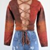 Spice Lace up Crop Top