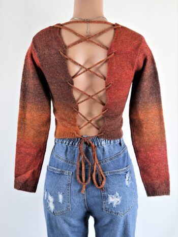 Spice Lace up Crop Top Spice Lace up Crop Top