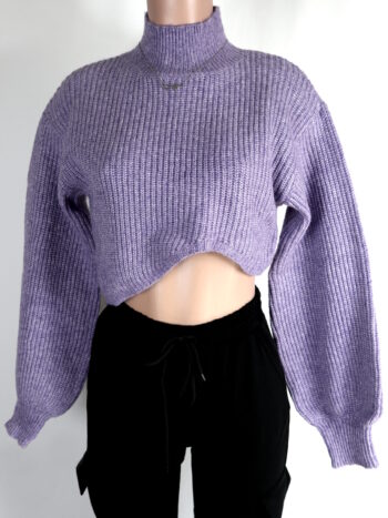 Asymmetrical Crop Sweater Asymmetrical Crop Sweater