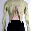 Light Olive Sweater Top