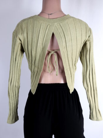 Light Olive Sweater Top Light Olive Sweater Top