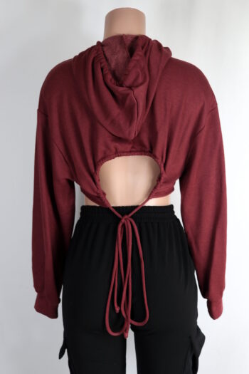 Ruby Drawstring Crop Top