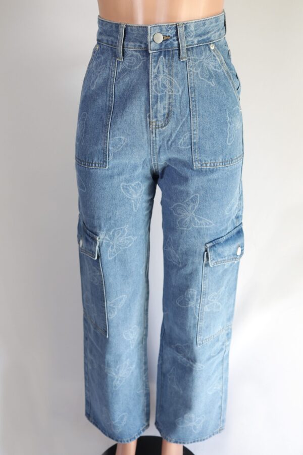 Butterfly Cargo Jeans - FINAL SALE