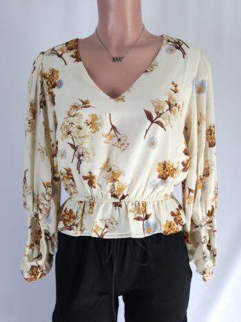 Drape Sleeve Blouse