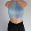 Two Tone Halter Top
