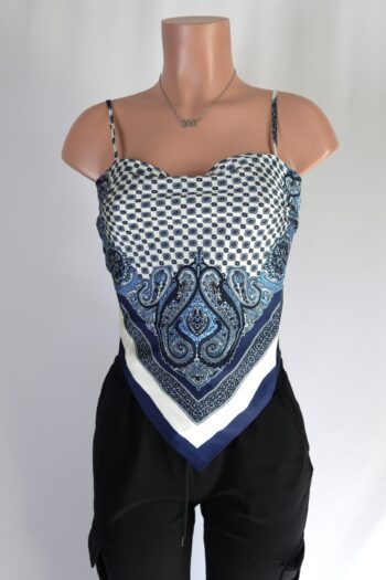 Paisley Bandana Top